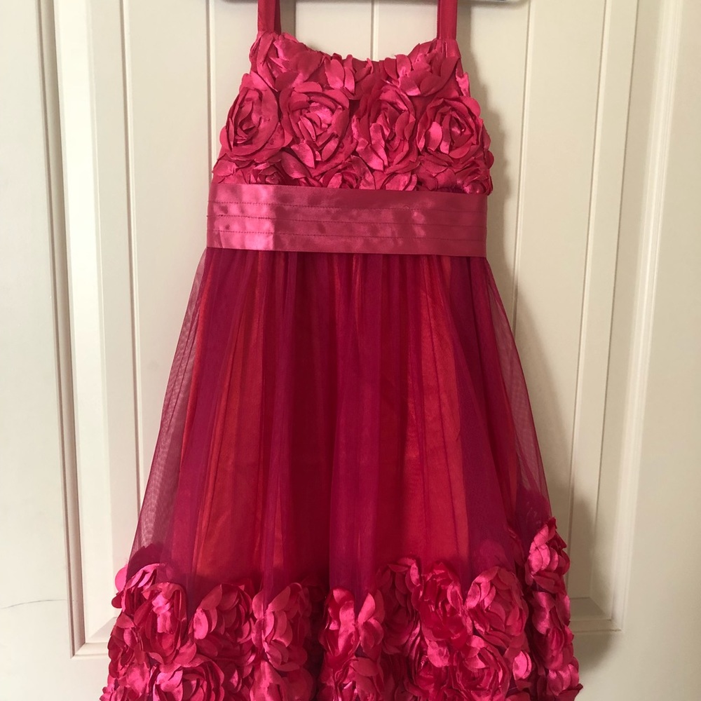 Fancy girls flower dress